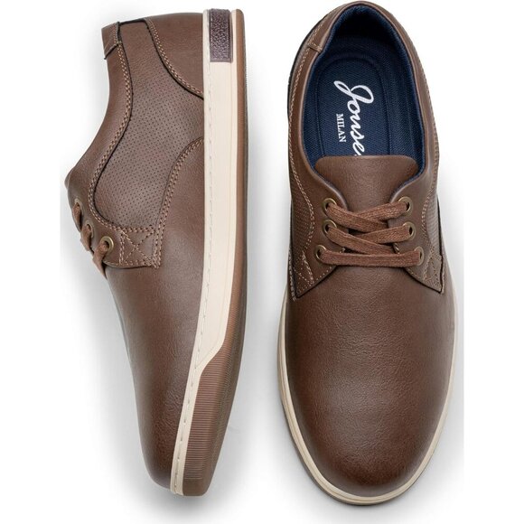 🆕 Jousen Casual Fashion Sneakers Men Brown Classic Stylish Breathable Shoes - Picture 3 of 6